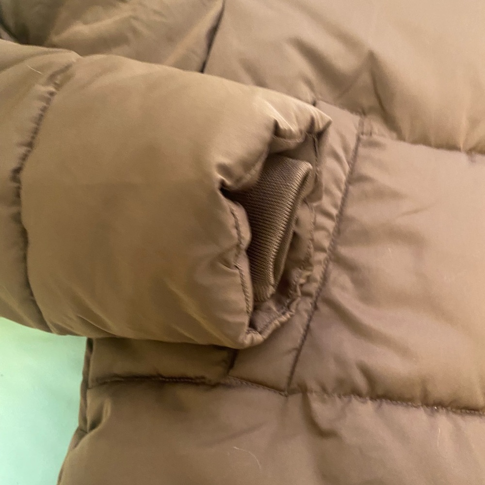 Zebra Brown Puffer Jacket - Picture 6 of 7